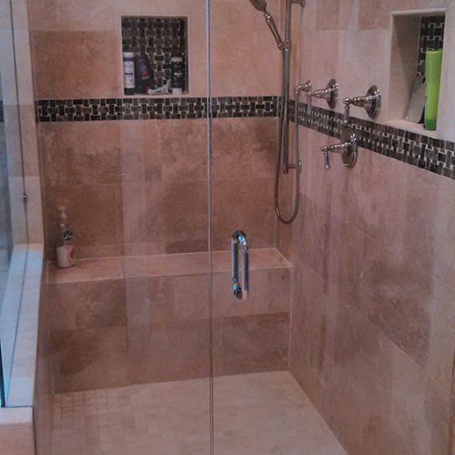 Shower With Bench