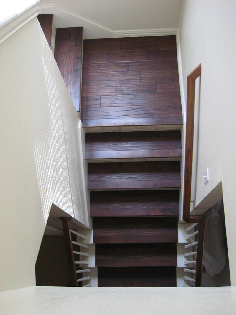 staircase birds eye after