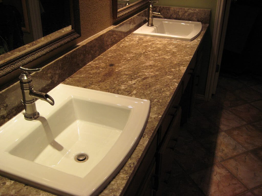 drop in sinks and countertop