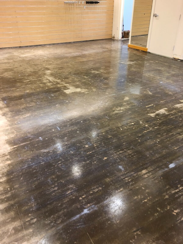 Commercial floor sealing