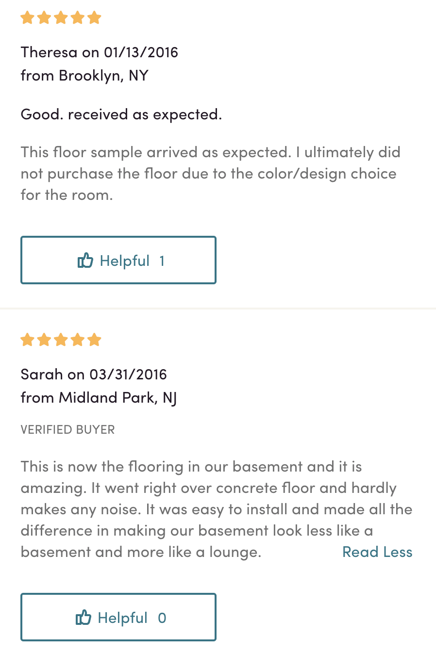 Floorte customer reviews