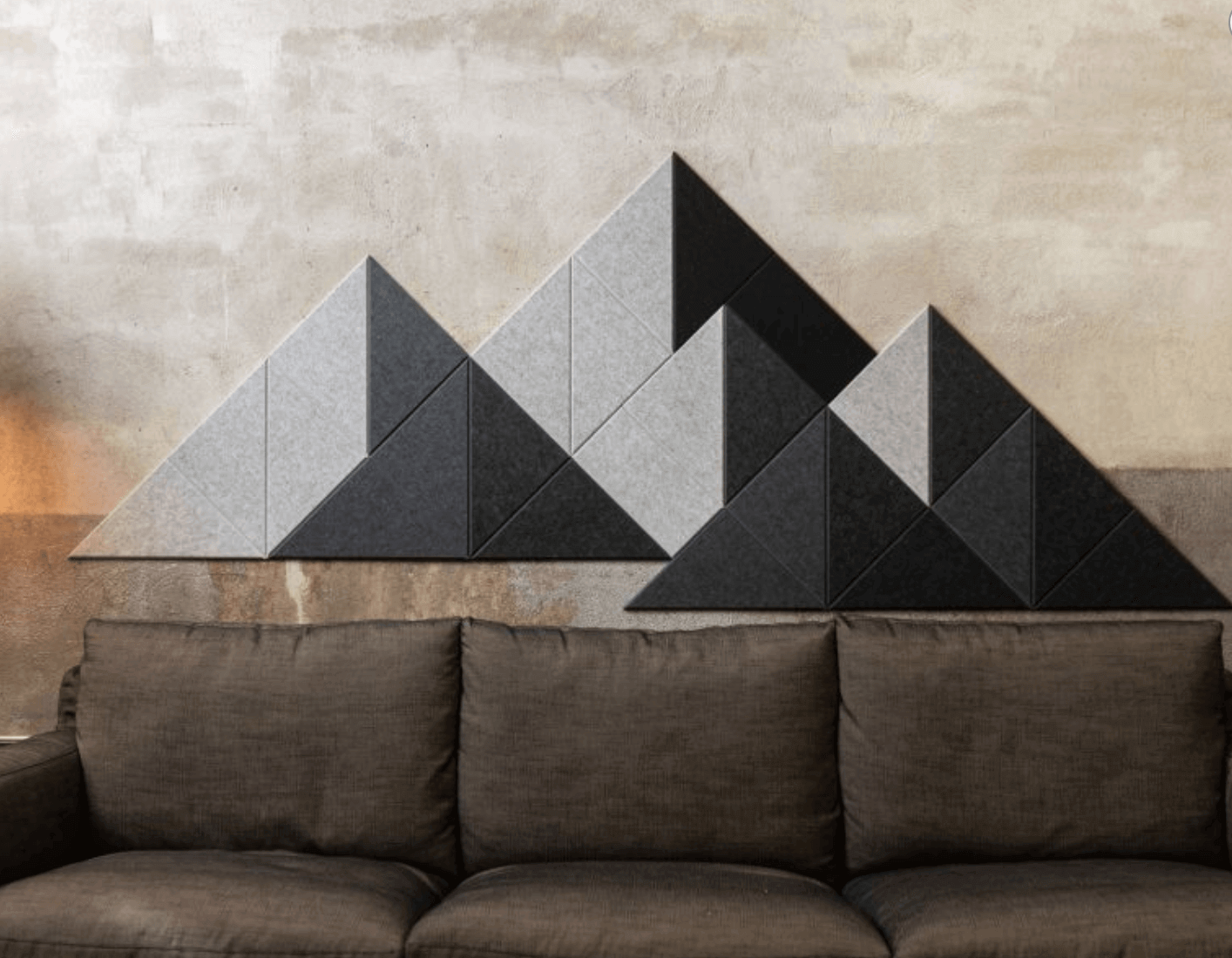 Small shaded mountain design